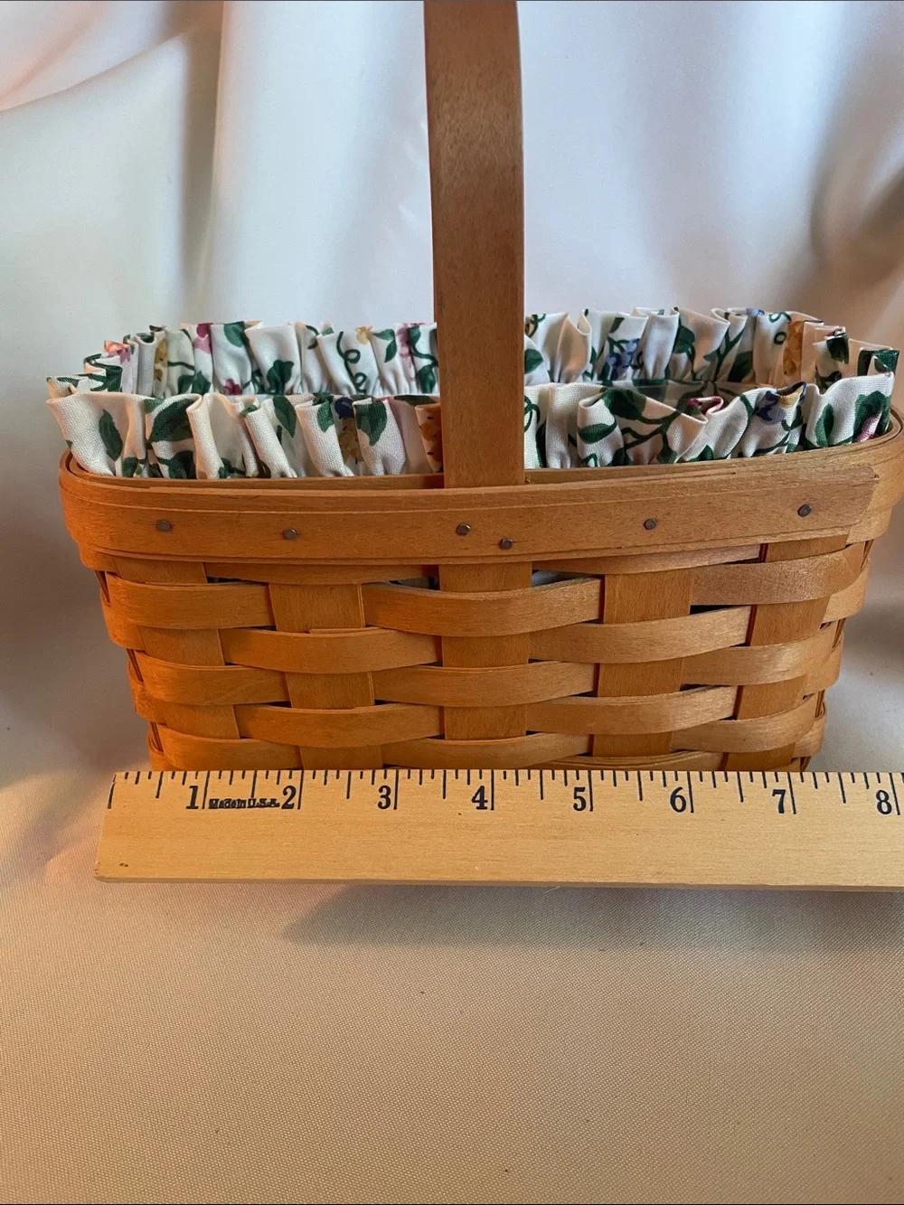 Longaberger candle basket with liner and protector
